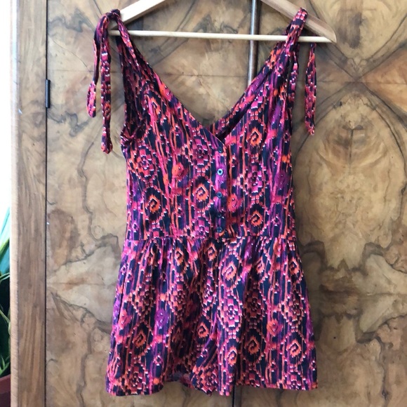 Ikat print Romper - Picture 2 of 5